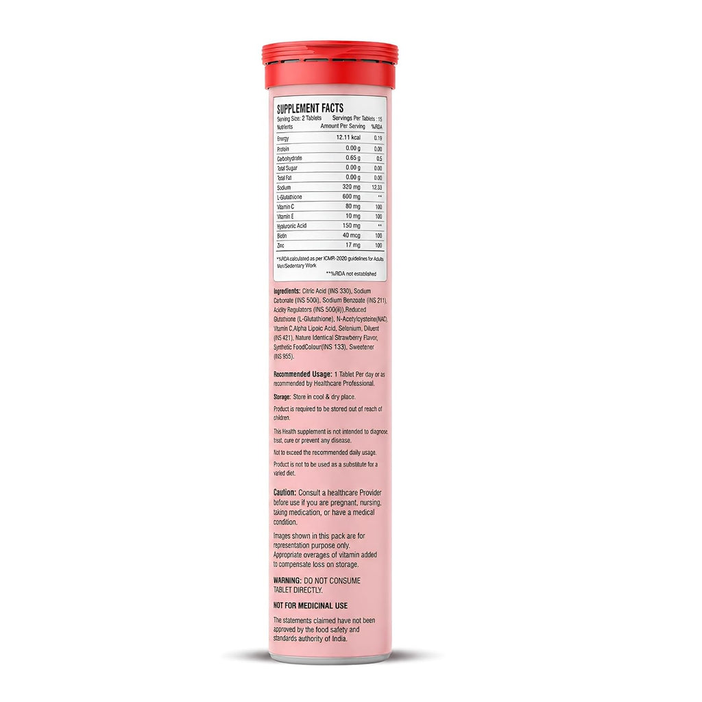 L-Glutathione Effervescent Tablets for Adults