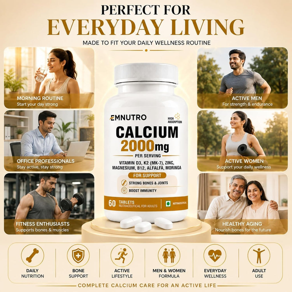 Calcium 2000 mg Per Serving Tablets