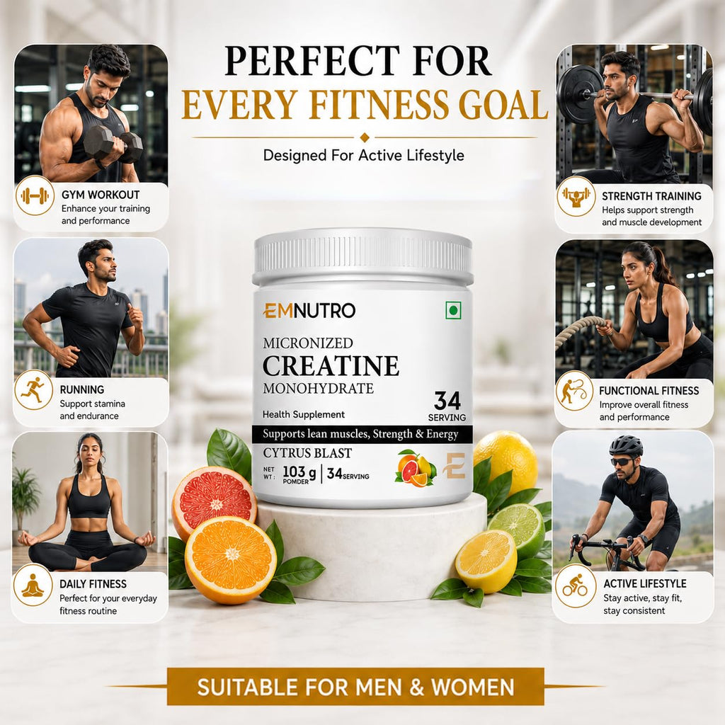 Creatine Monohydrate Micronized Powder, Berry Lime Flavour, 100 g