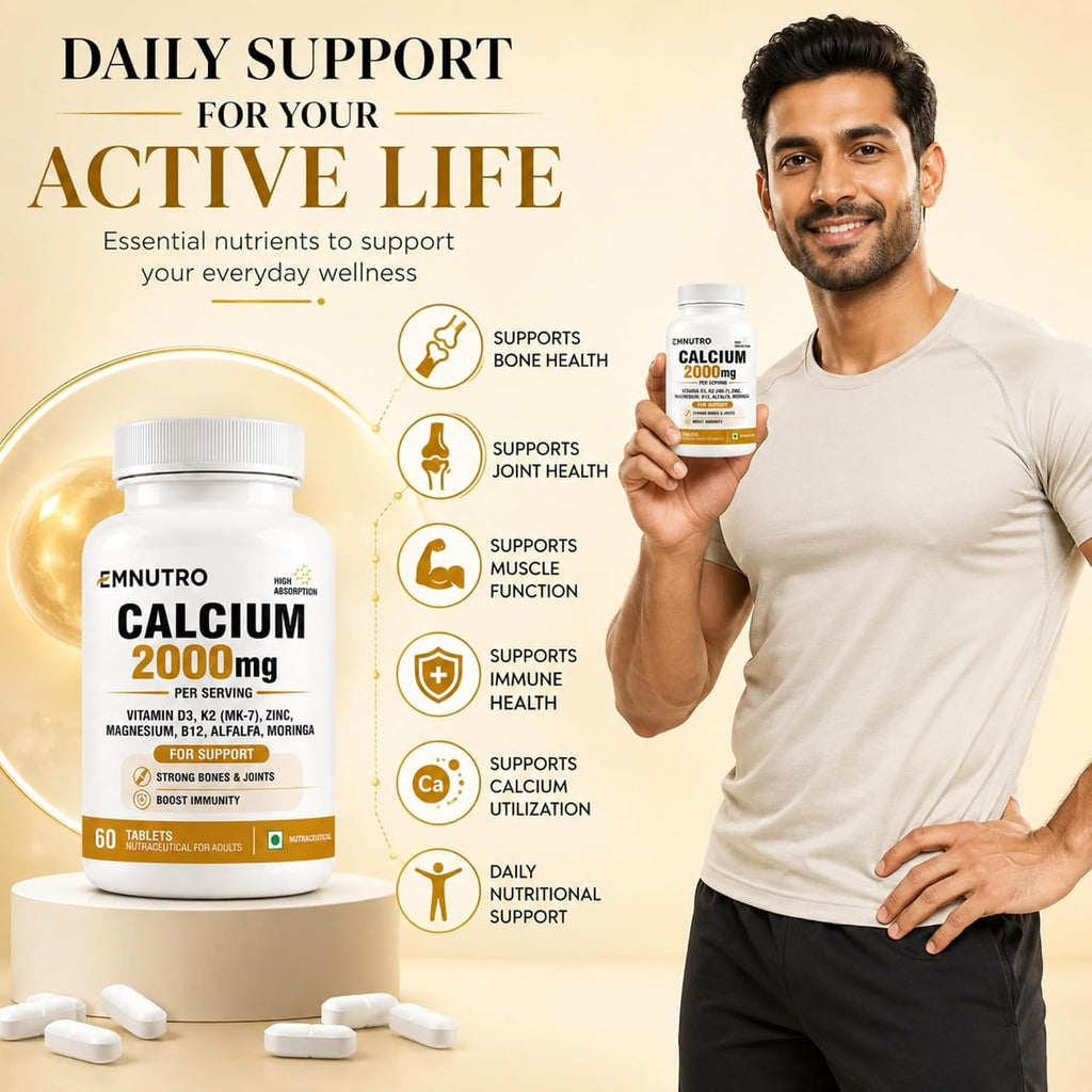 Calcium 2000 mg Per Serving Tablets