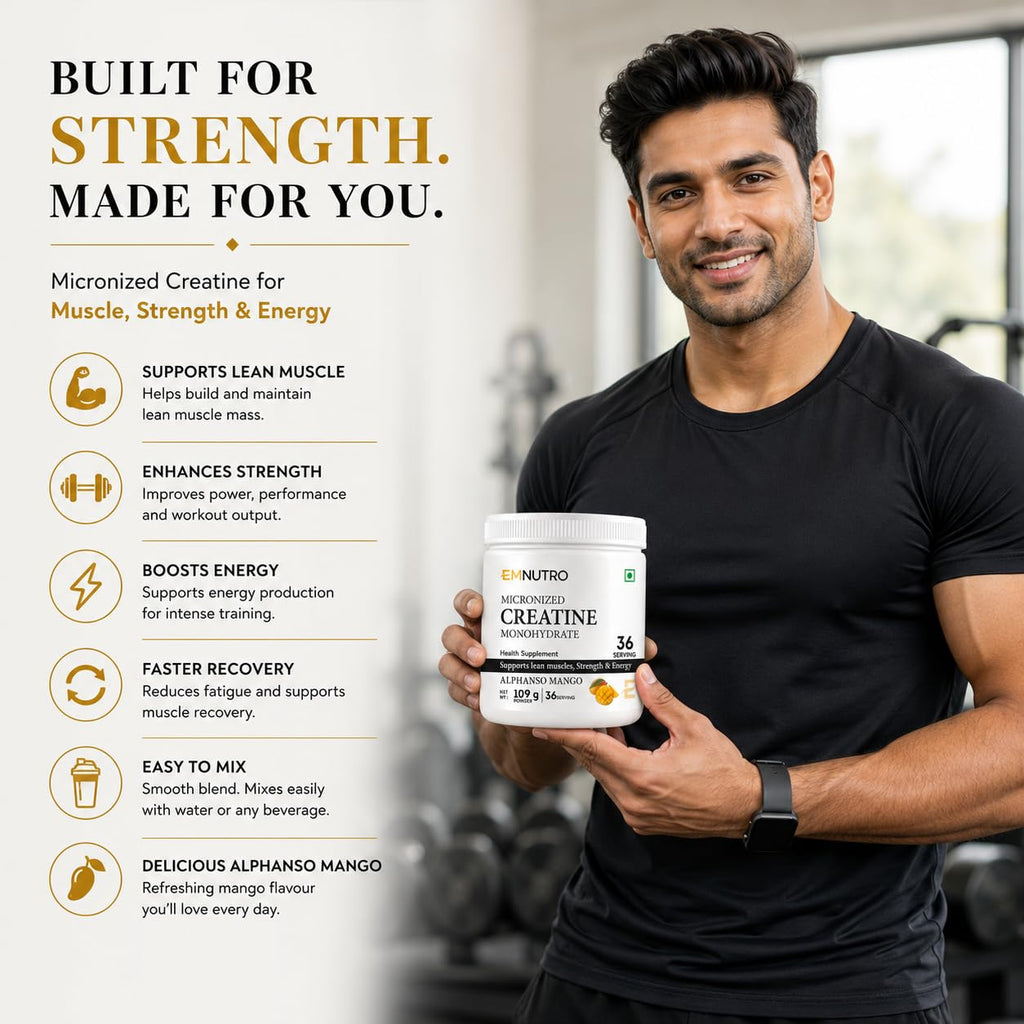 Creatine Monohydrate Micronized Powder, Berry Lime Flavour, 100 g