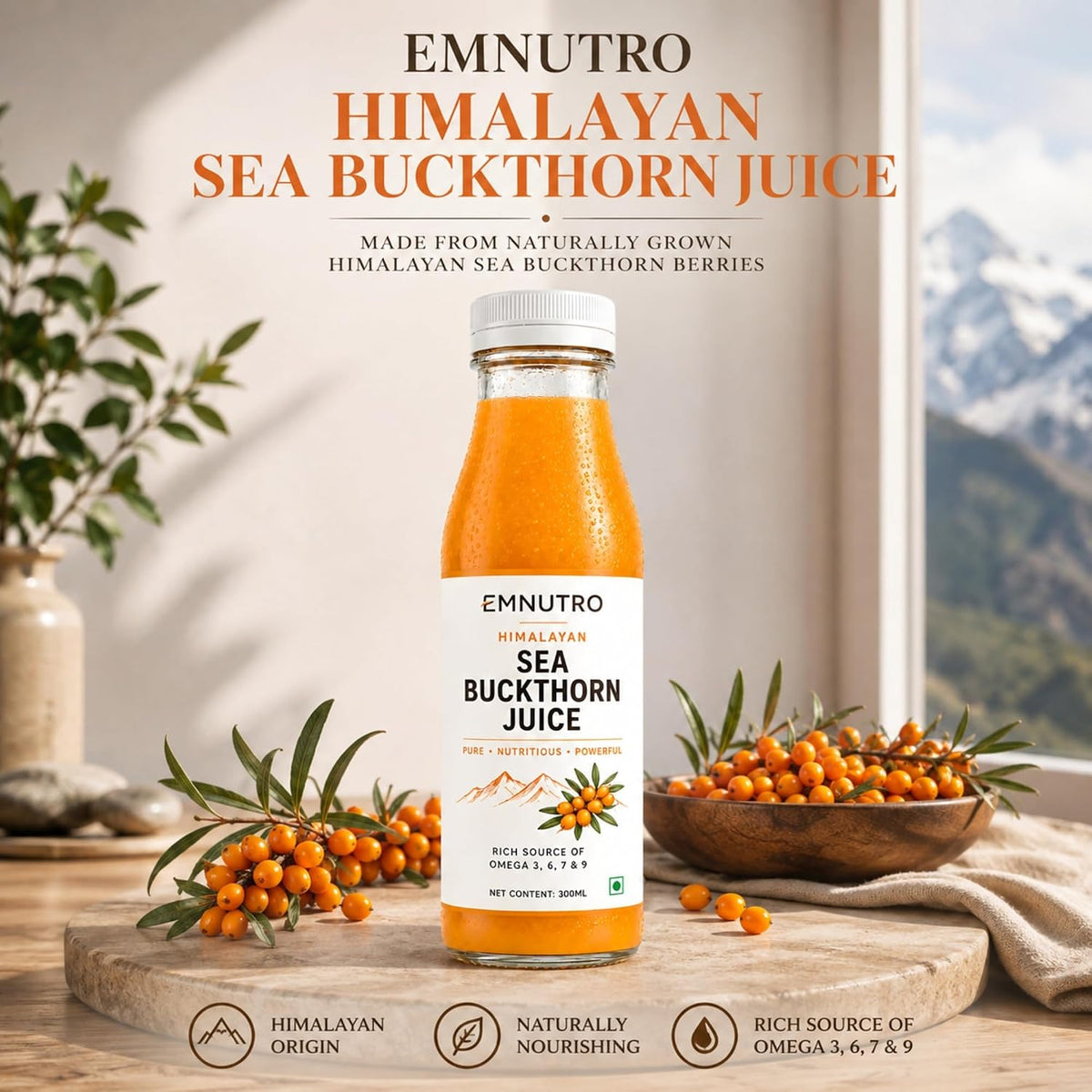 Sea Buckthorn Juice - 300 ML (PACK OF 1)