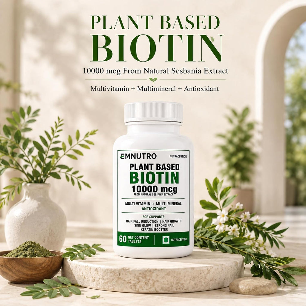 Plant Based Biotin Tablets for Adults