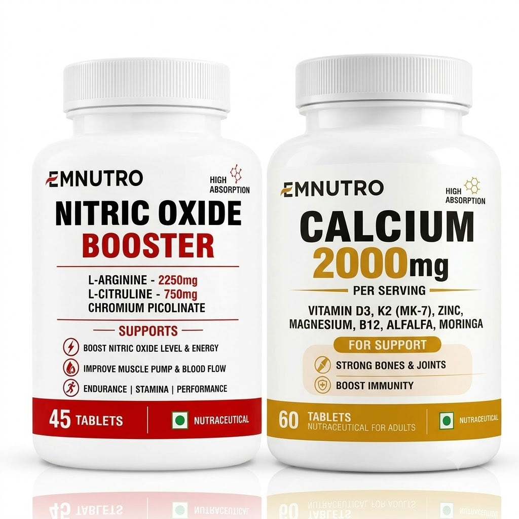 Nitric Oxide Booster + Calcium Combo