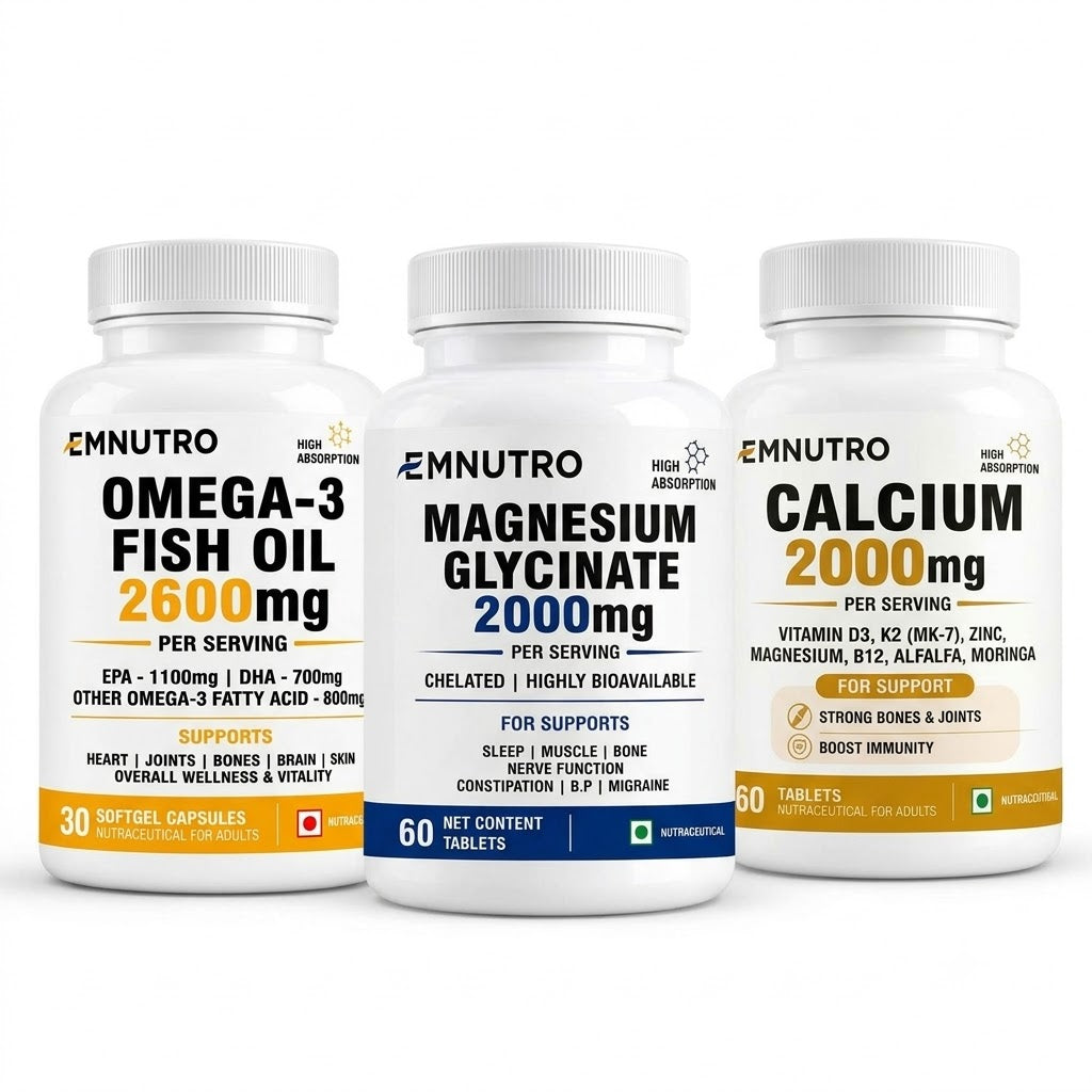 Calcium + Omega-3 + Magnesium Combo