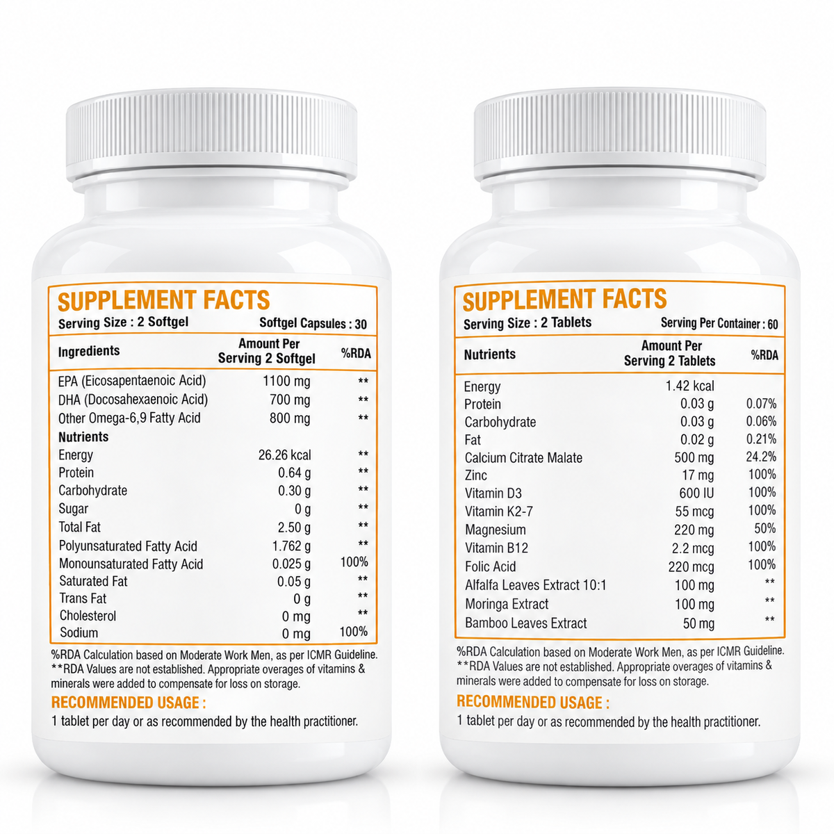Omega-3 + Calcium Combo