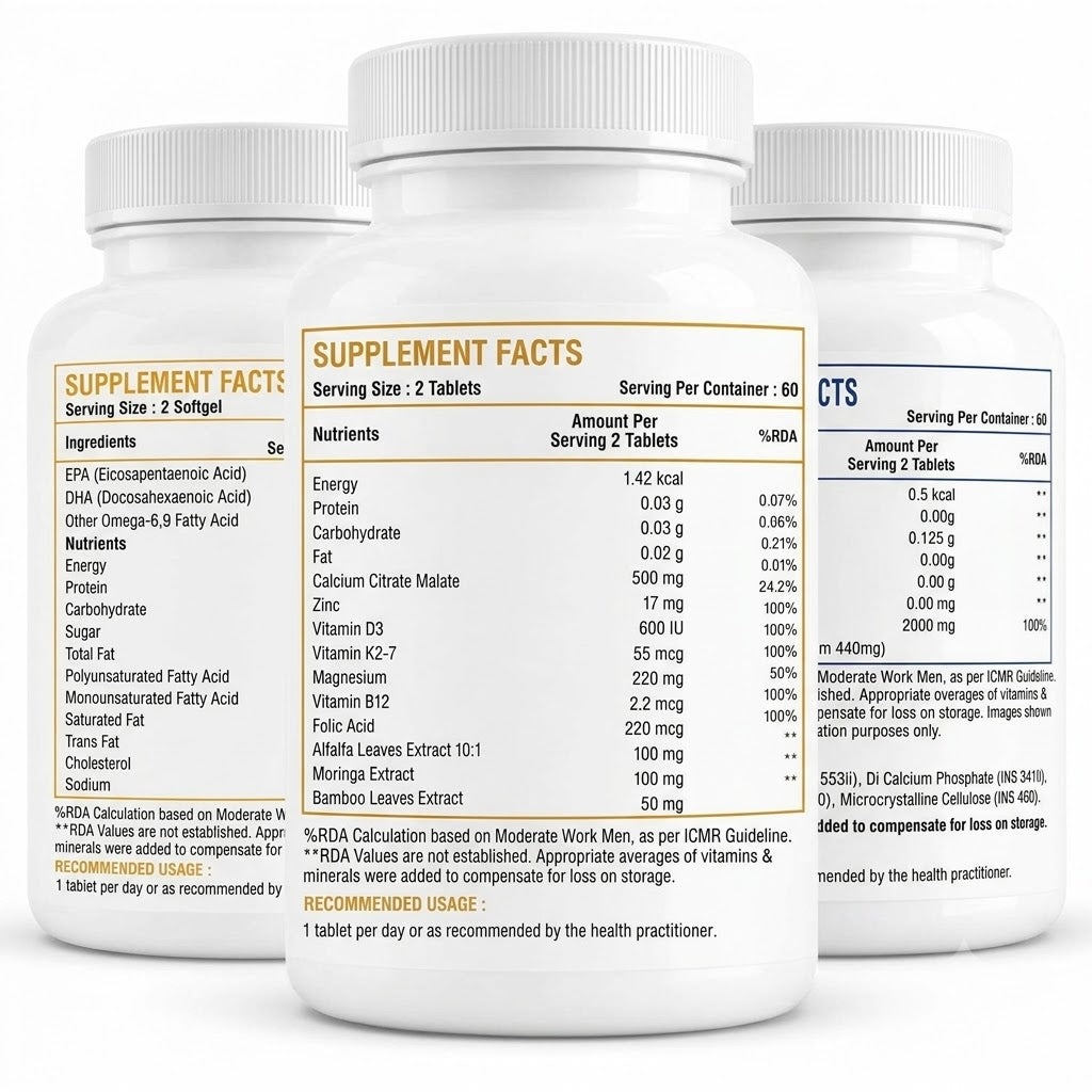 Calcium + Omega-3 + Magnesium Combo