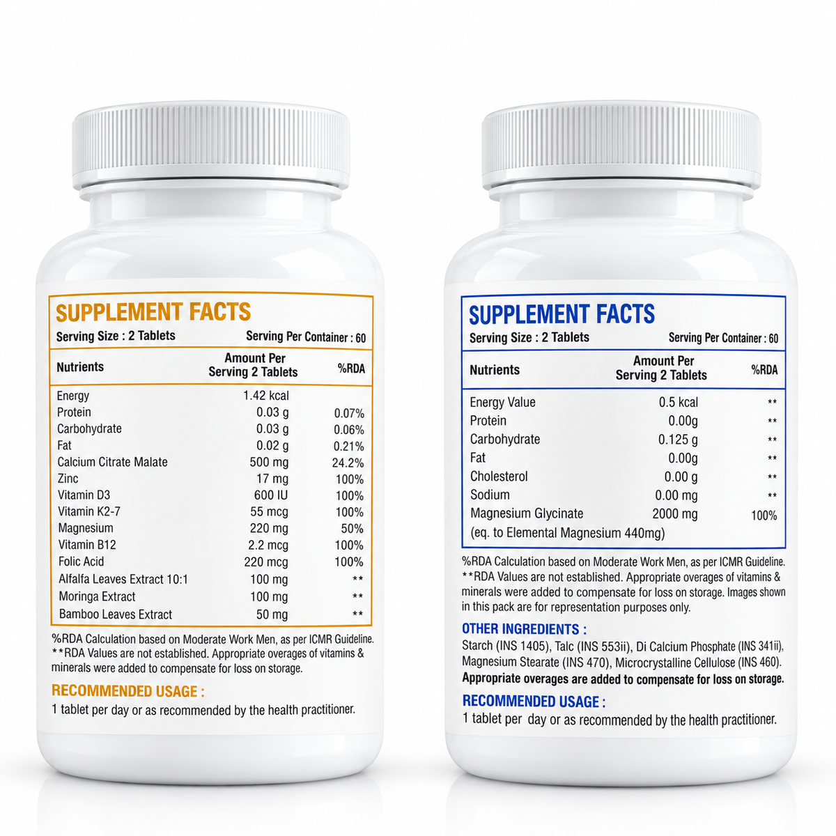 Calcium + Magnesium Daily Wellness Combo
