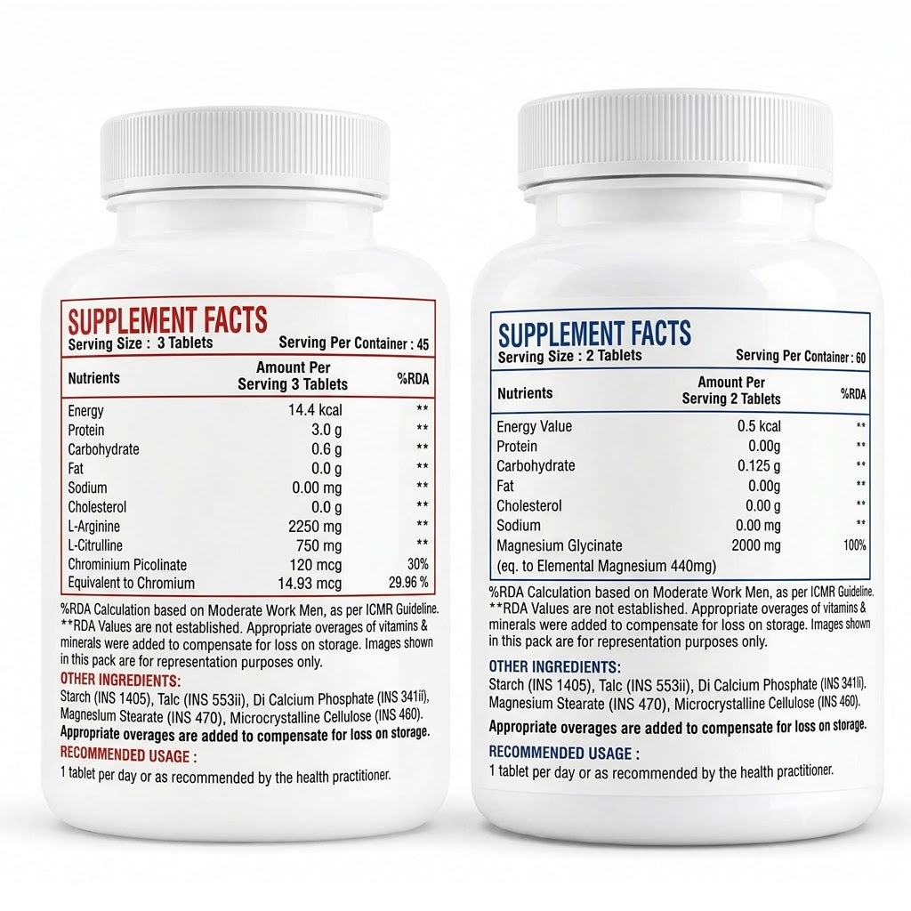 Nitric Oxide Booster + Magnesium Combo