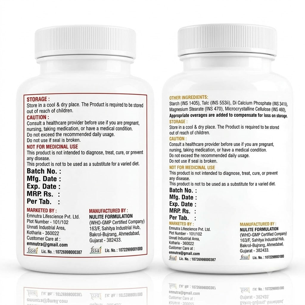 Nitric Oxide Booster + Calcium Combo